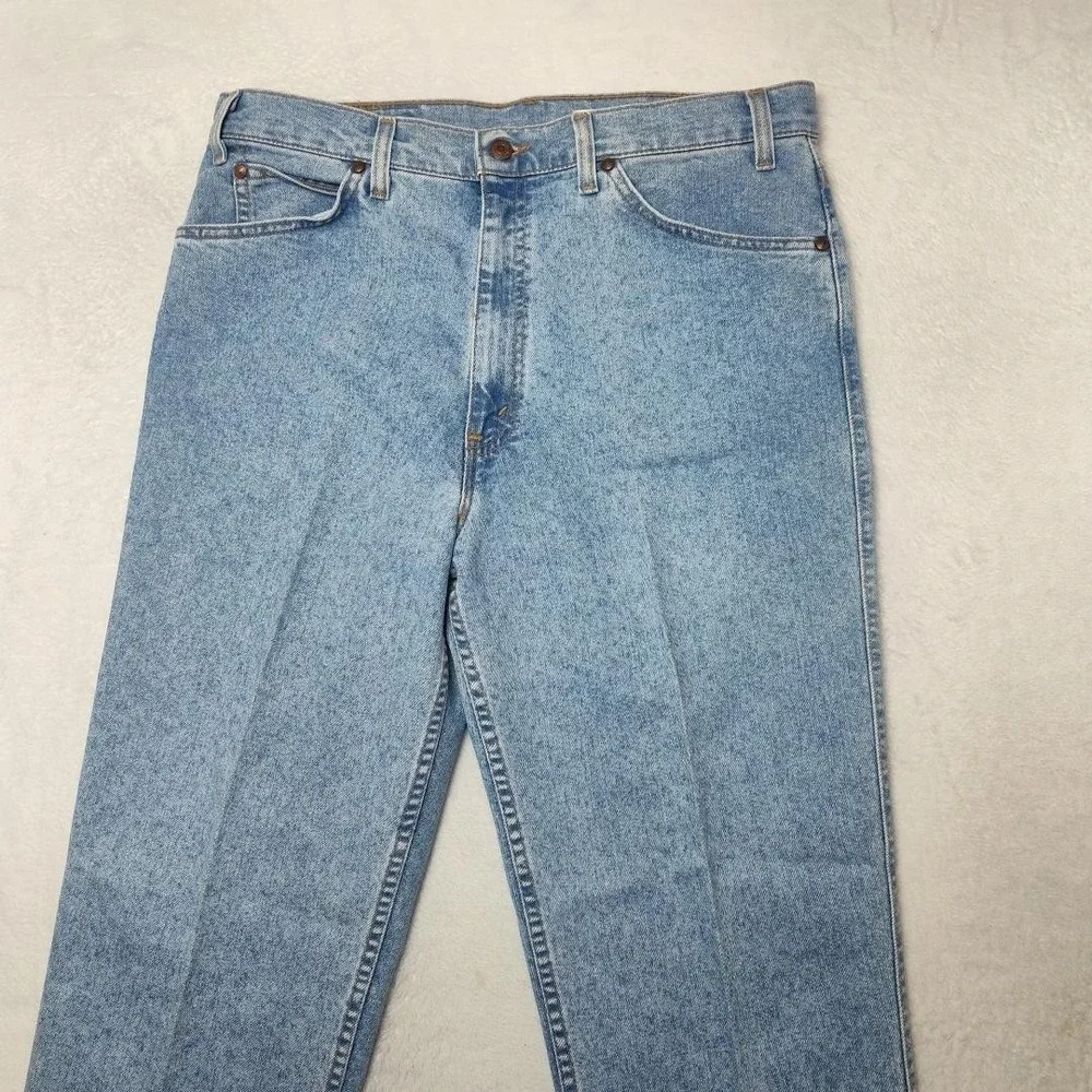 Vintage Levis 540 Jeans Mens 36x29 Blue Relaxed Straight Acid Wash 90s Denim USA